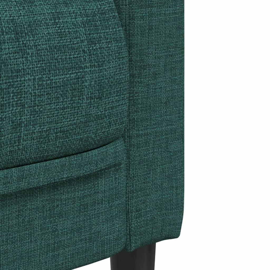 Sofa fotelja od tkanine tamnozeleni