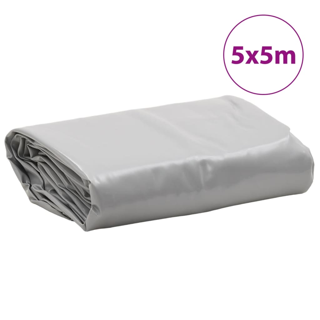 Cerada siva 5 x 5 m 650 g/m²