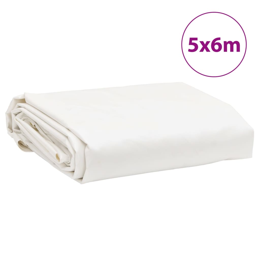 Cerada bijela 5 x 6 m 650 g/m²