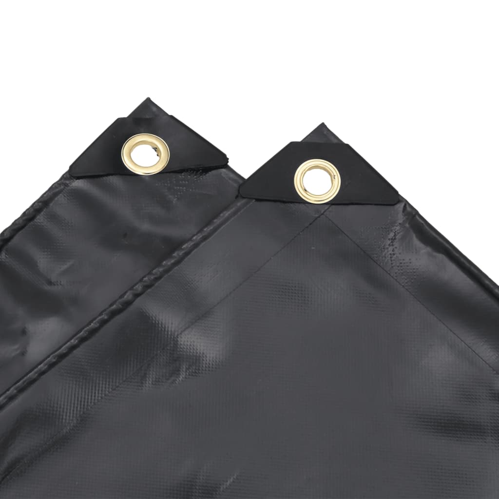 Cerada crna 2,5 x 4,5 m 650 g/m²