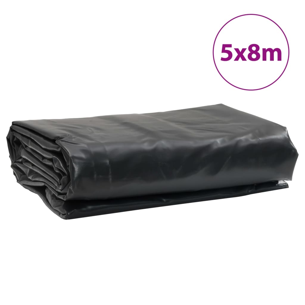 Cerada crna 5 x 8 m 650 g/m²
