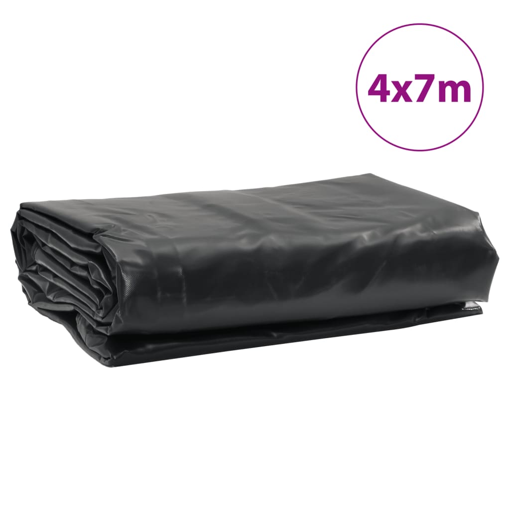 Cerada antracit 4x7 m 650 g/m²