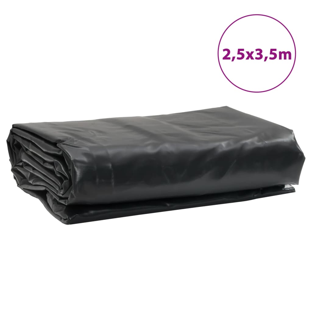 Cerada antracit 2,5x3,5 m 650 g/m²