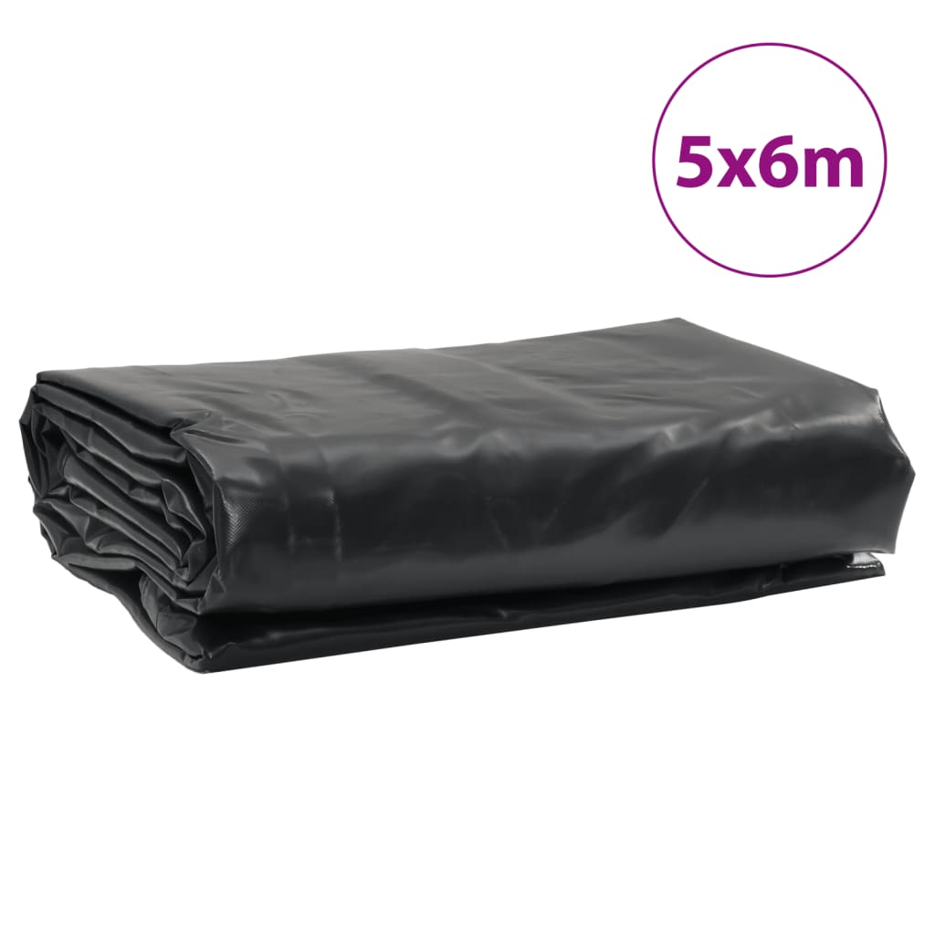 Cerada antracit 5x6 m 650 g/m²