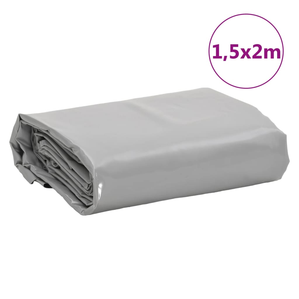 Cerada siva 1,5x2 m 650 g/m²