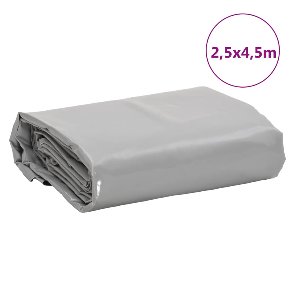Cerada siva 2,5x4,5 m 650 g/m²