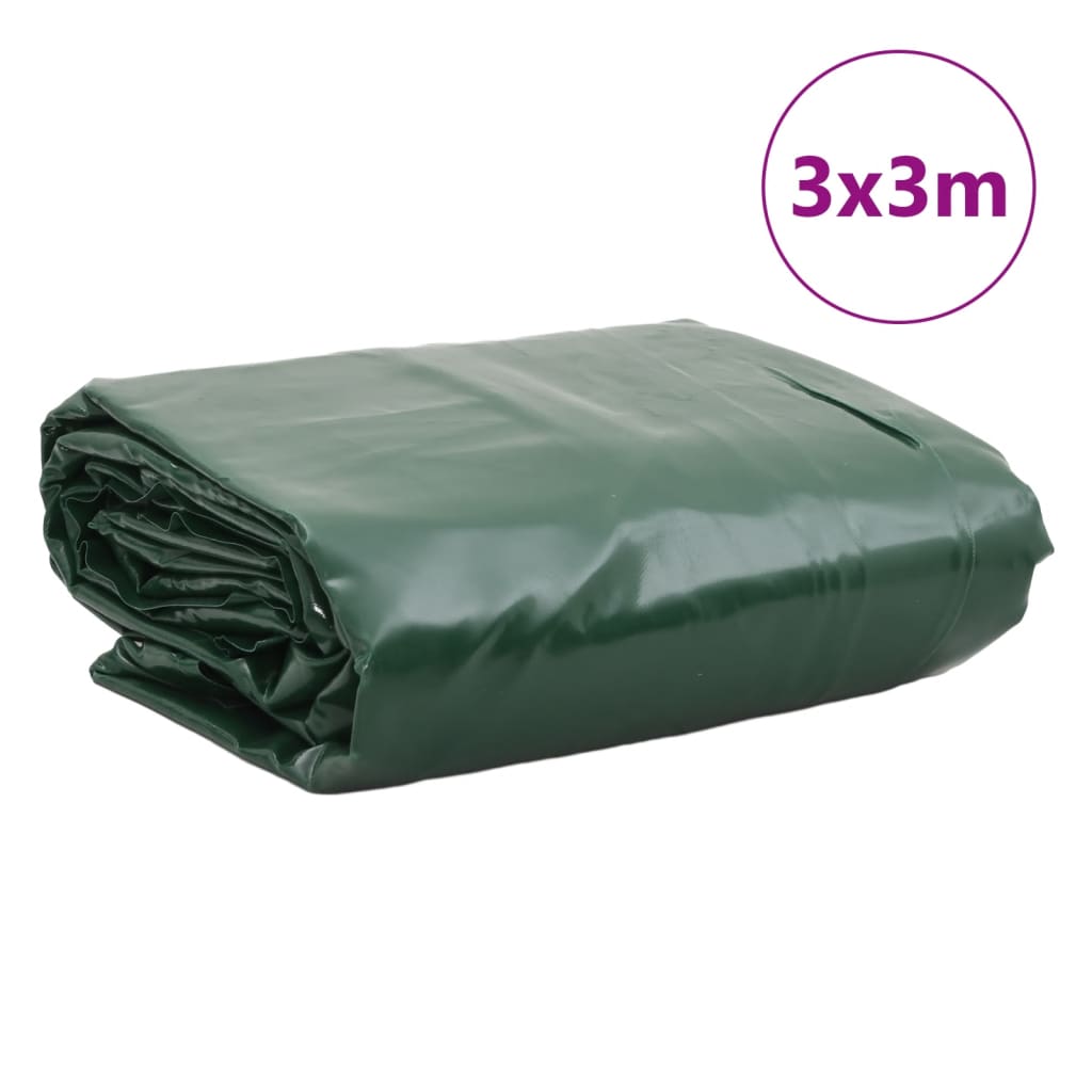 Cerada zelena 3 x 3 m 650 g/m²