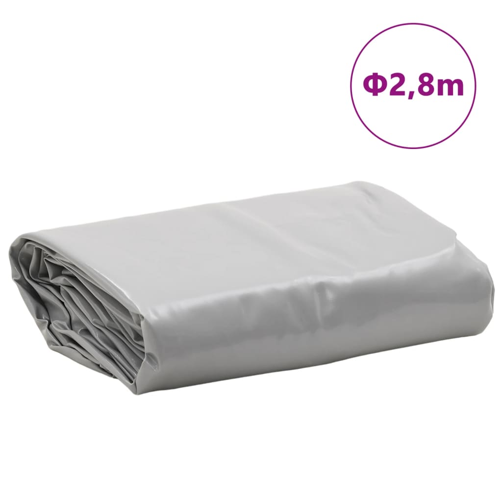 Cerada siva Ø 2,8 m 650 g/m²
