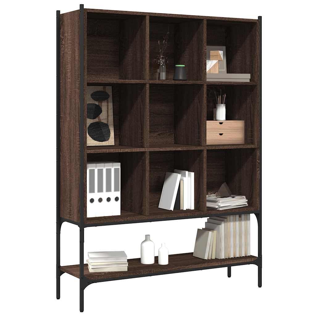 Regal za knjige boja hrasta 102x30x141,5 cm konstruirano drvo