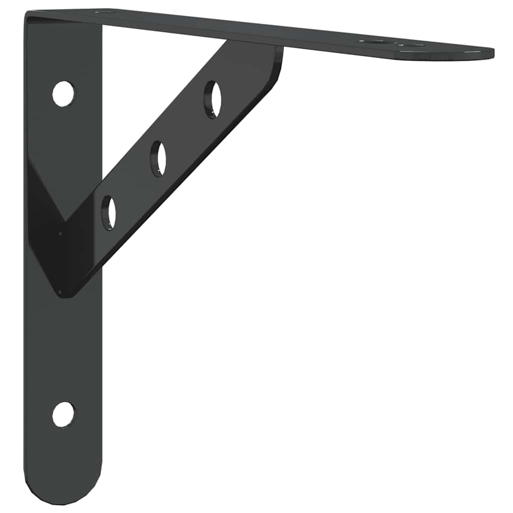 Nosači za police 4 kom 23,5x2,5x15,5cm srebrni nehrđajući čelik