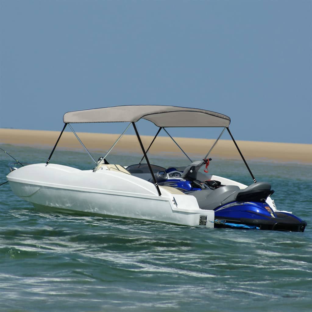 Tenda bimini s 2 luka siva 180x130x110 cm