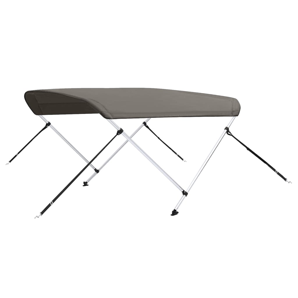 Tenda bimini s 2 luka sivi 180x150x110 cm