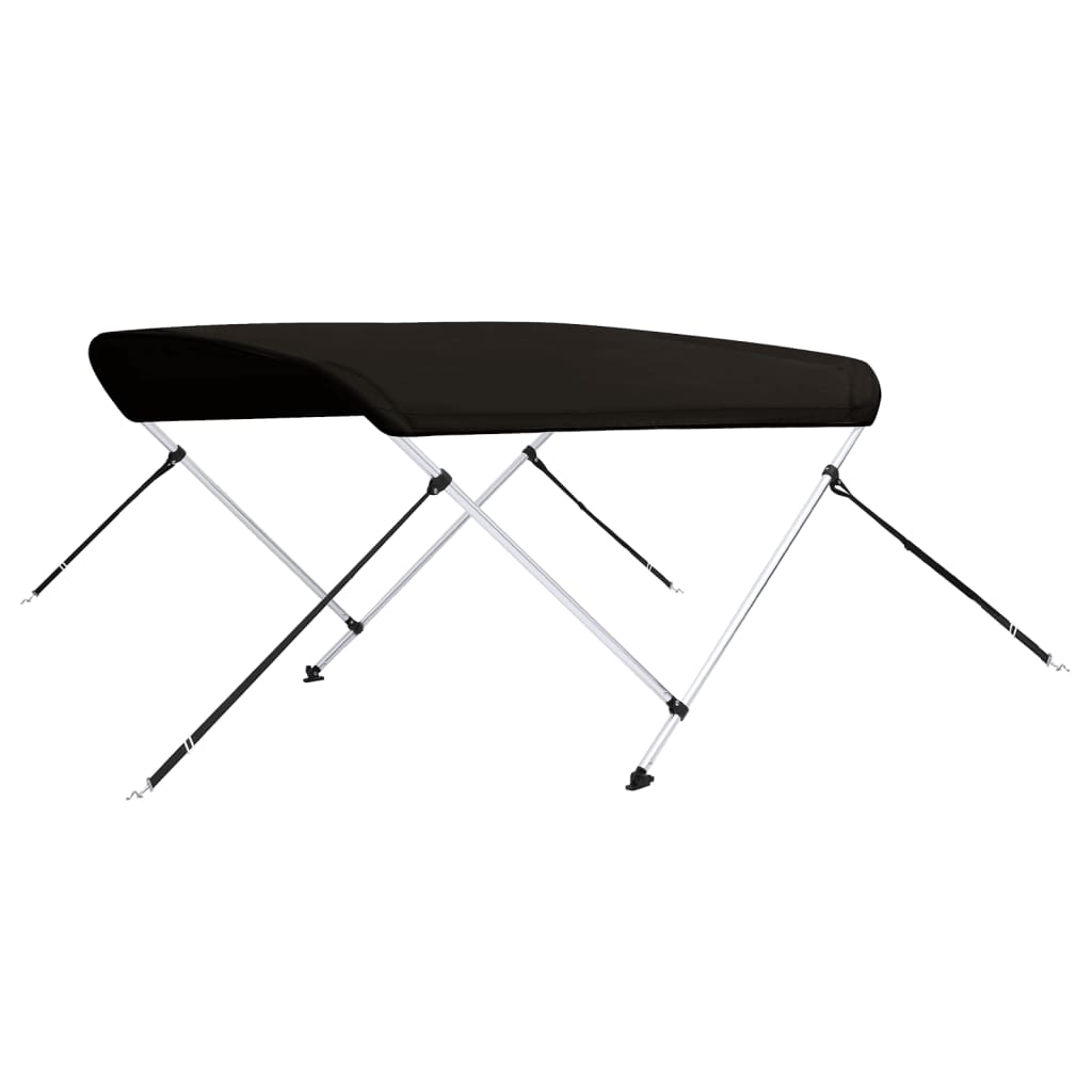 Tenda bimini s 2 luka crna 180x150x110 cm