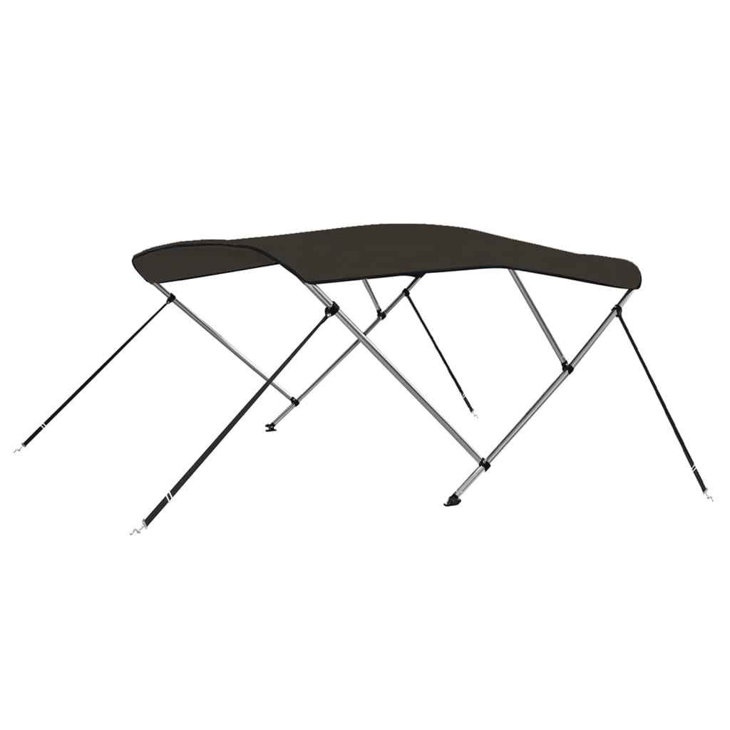 Tenda bimini s 3 luka crna 183x180x137 cm