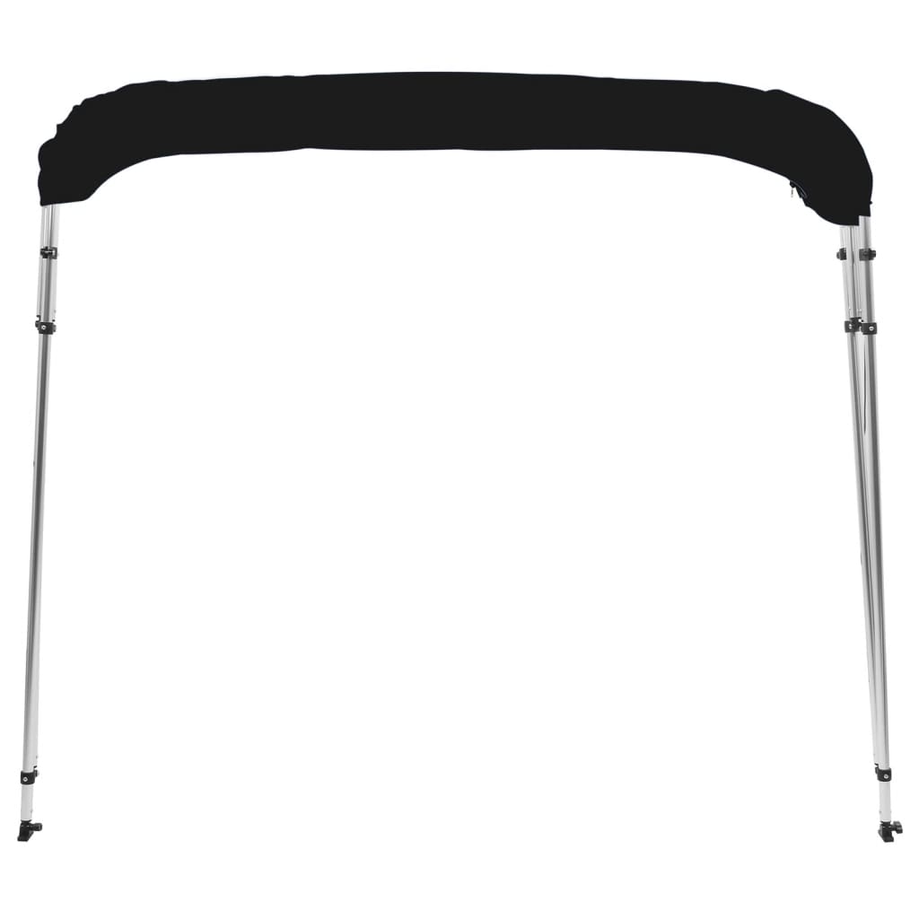 Tenda bimini s 4 luka crna 243x210x137 cm