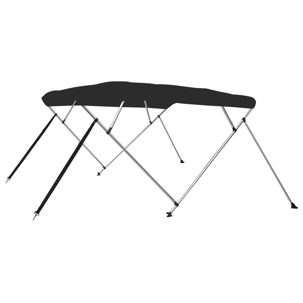 Tenda bimini s 4 luka crna 243x244x137 cm