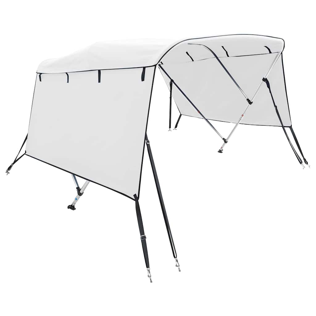Tenda bimini s 3 luka i bočnim stijenkama 183x(137-152)x137 cm