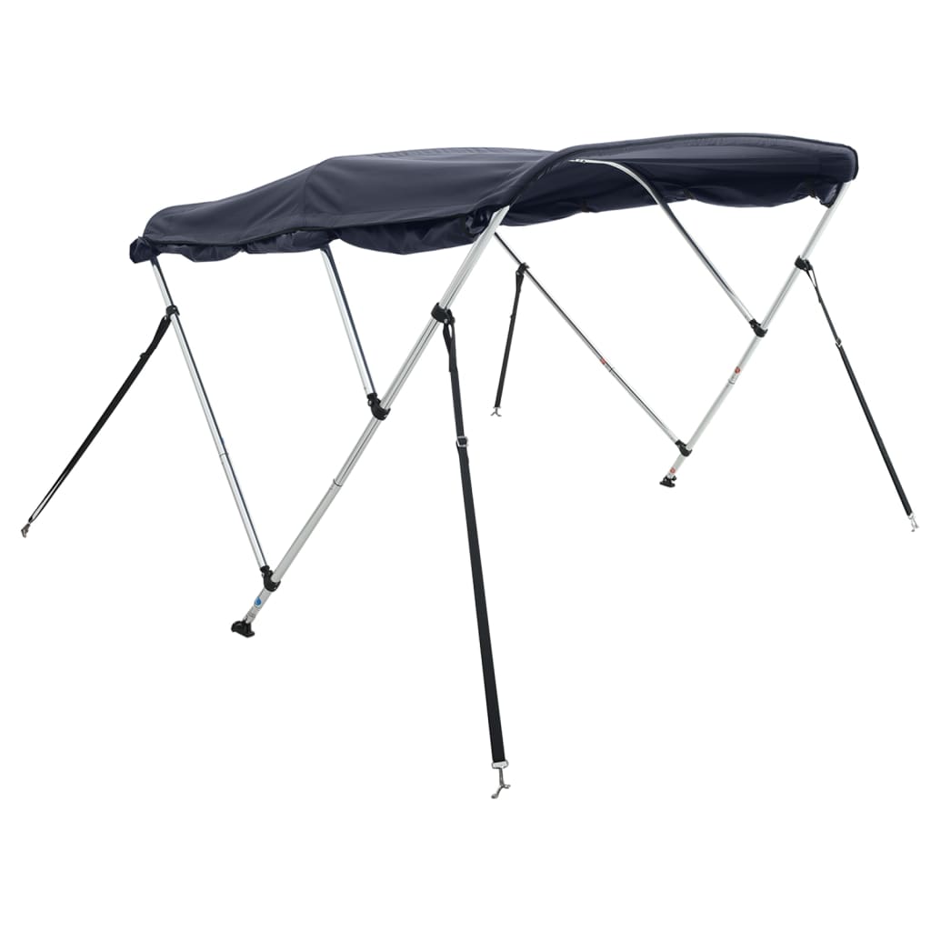 Tenda bimini s 3 luka i bočnim stijenkama 183x(185-198)x137 cm