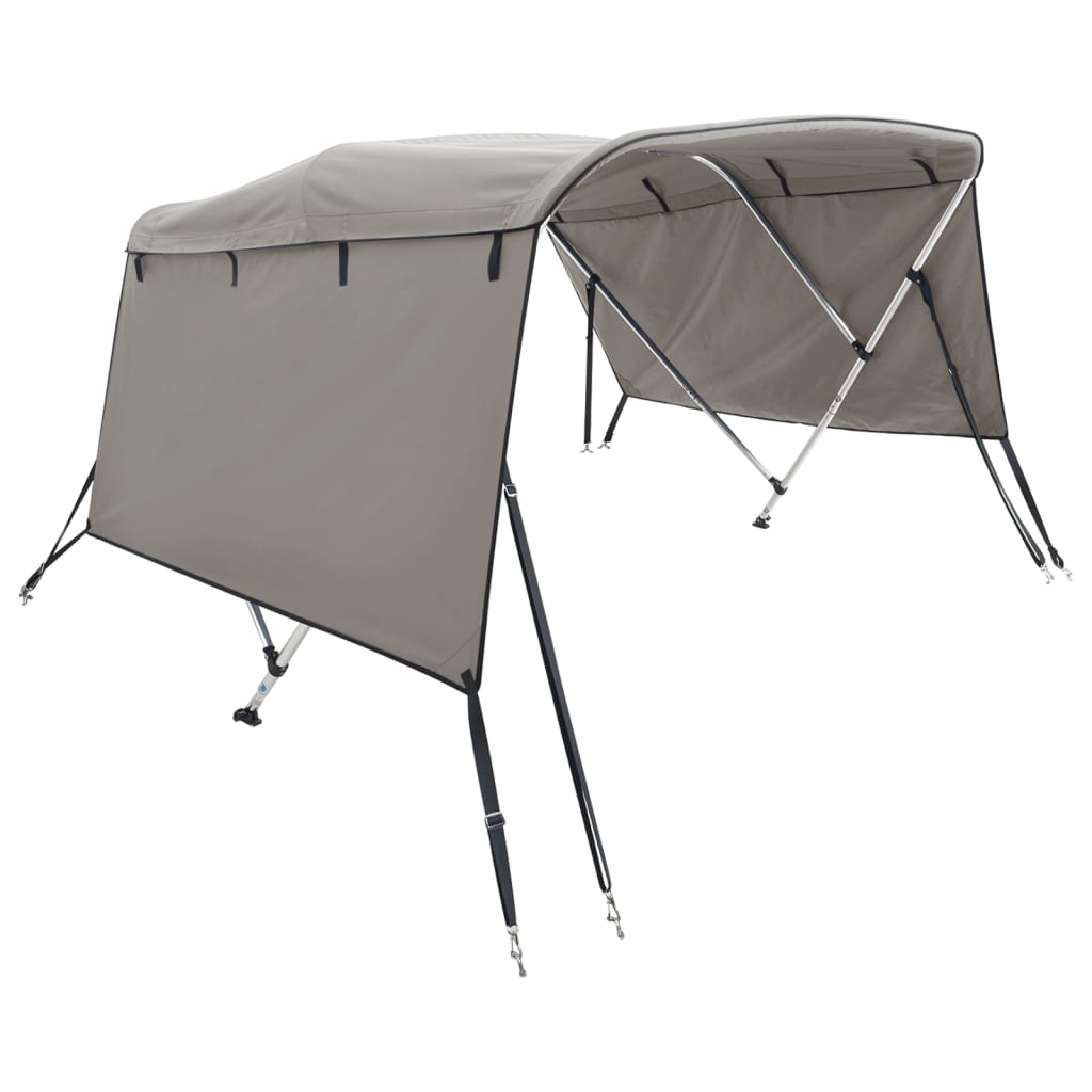 Tenda bimini s 3 luka i bočnim stijenkama 183x(137-152)x137 cm