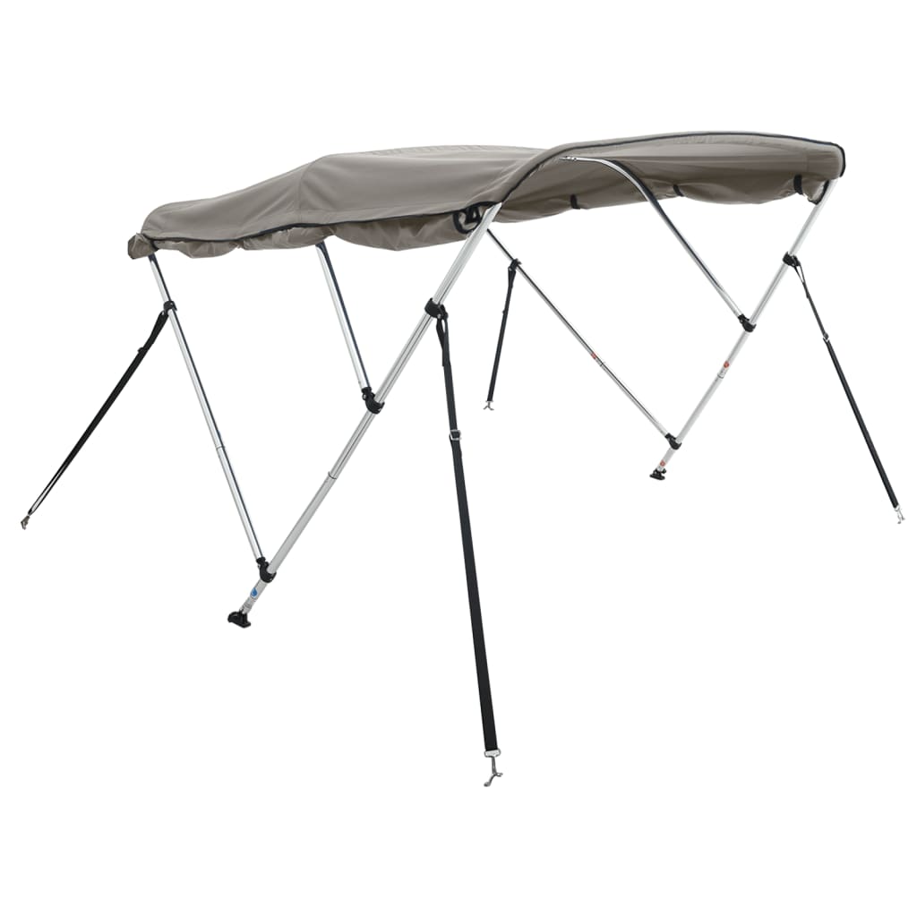 Tenda bimini s 3 luka i bočnim stijenkama 183x(137-152)x137 cm