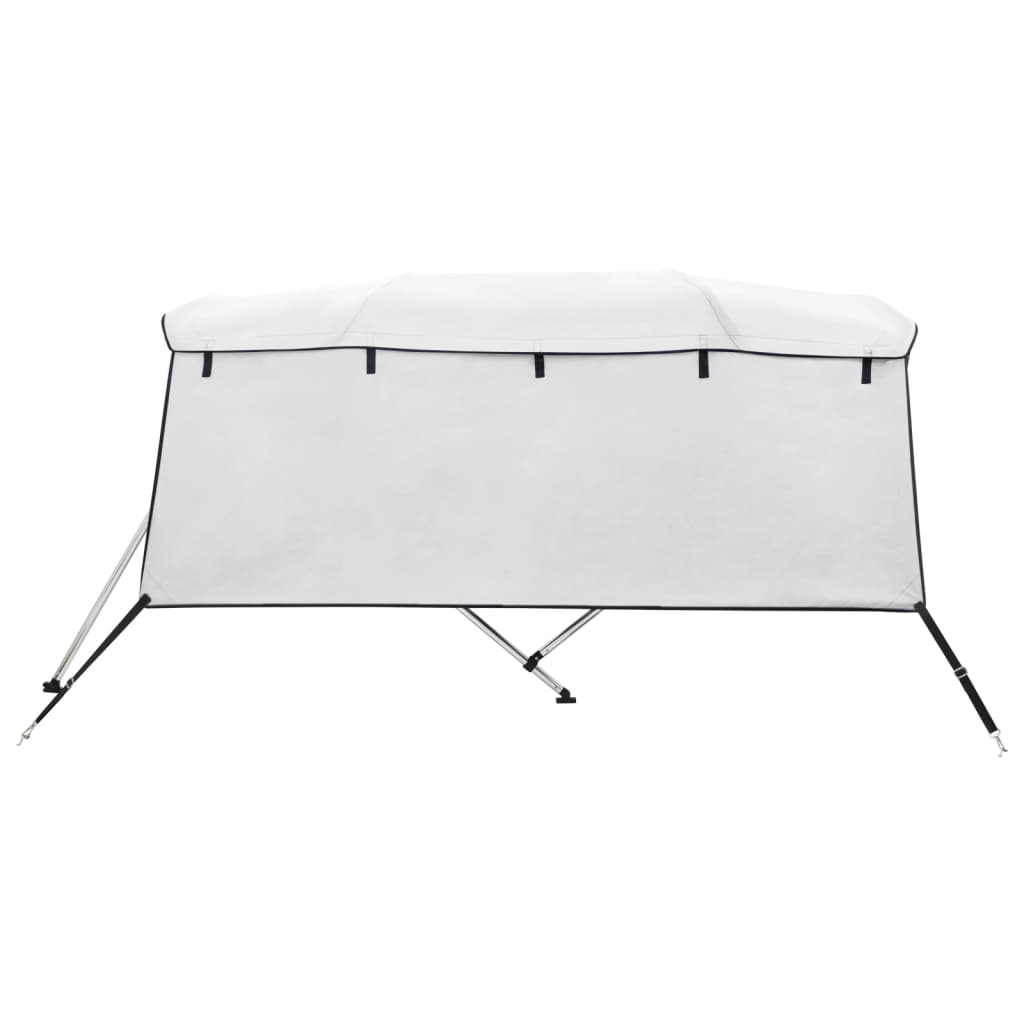 Tenda bimini s 4 luka i bočnim stijenkama 243x(170-182)x137 cm