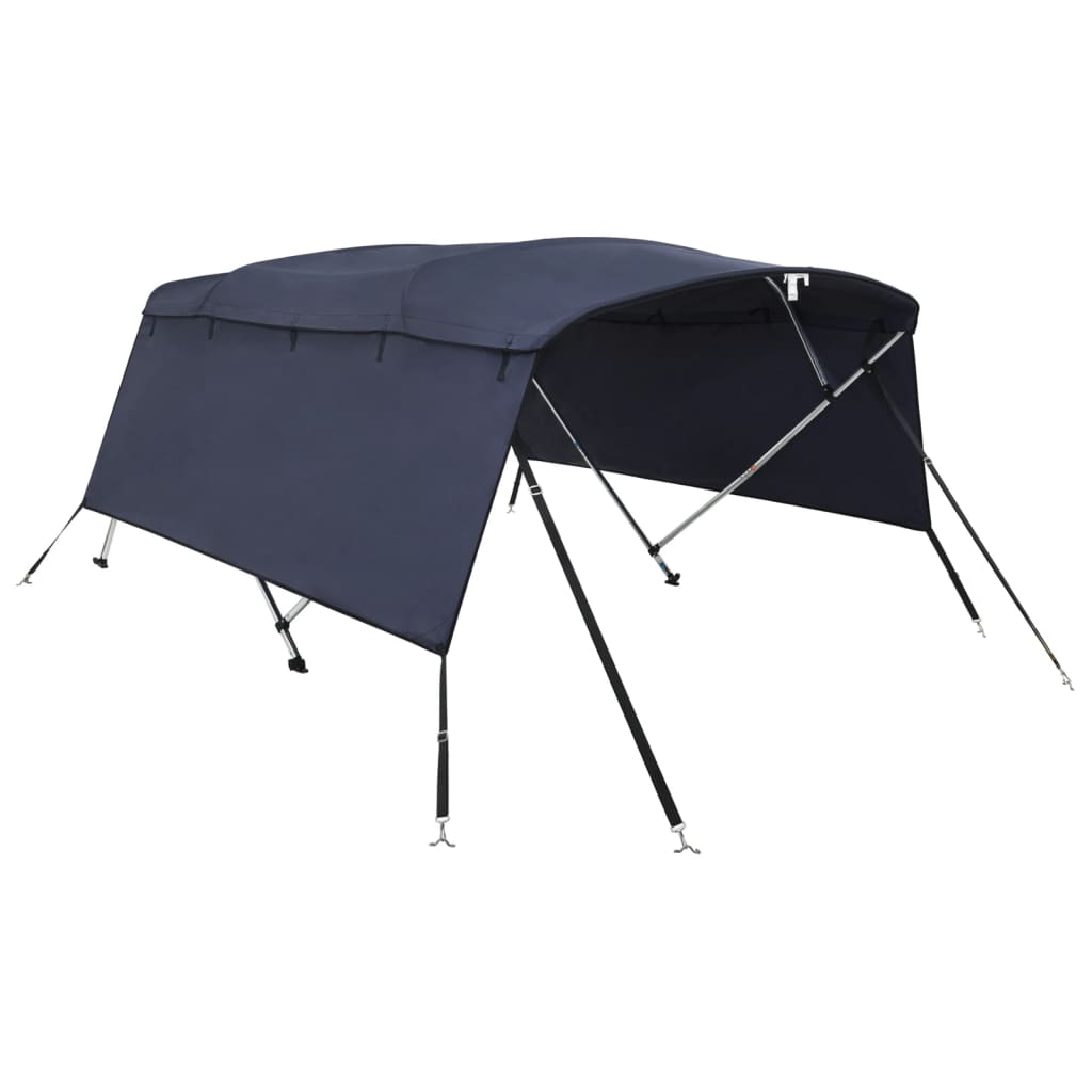 Tenda bimini s 4 luka i bočnim stijenkama 243x(185-198)x137 cm