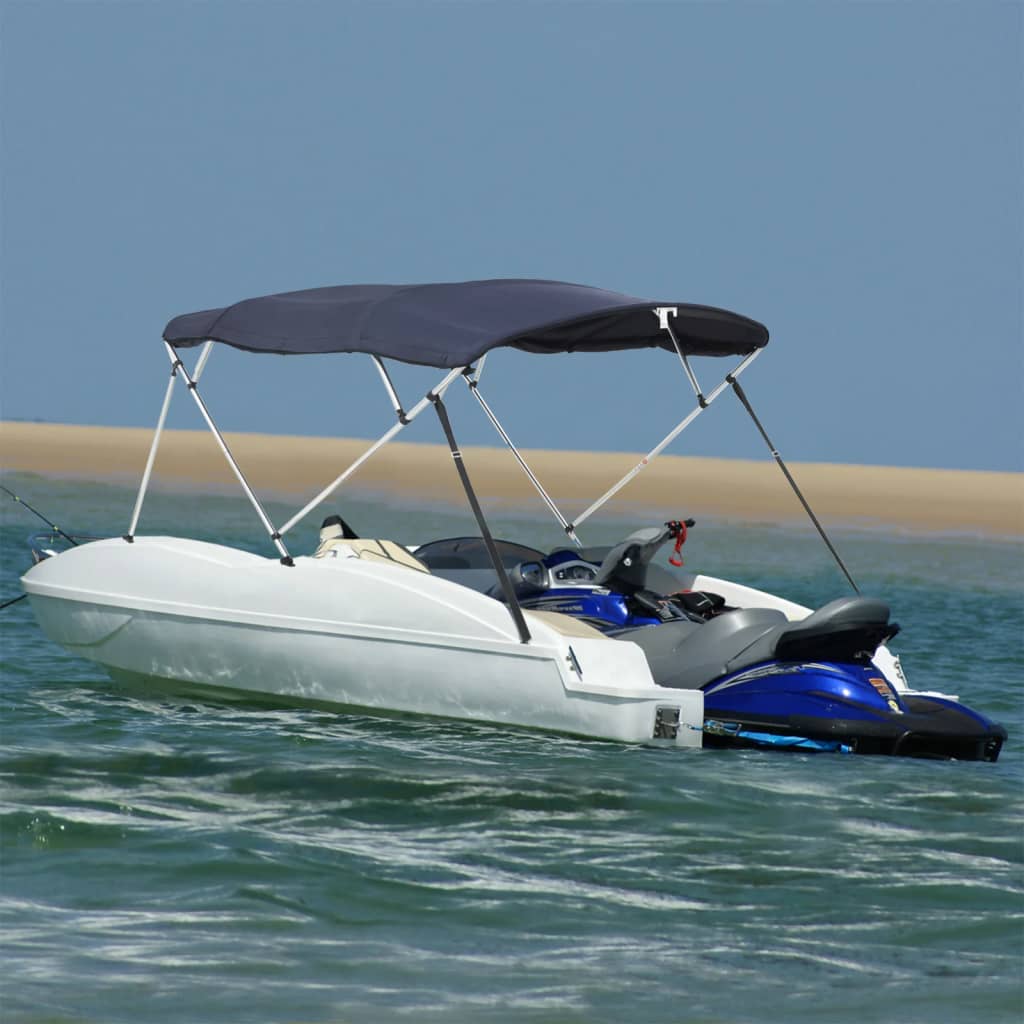 Tenda bimini s 4 luka i bočnim stijenkama 243x(230-244)x137 cm
