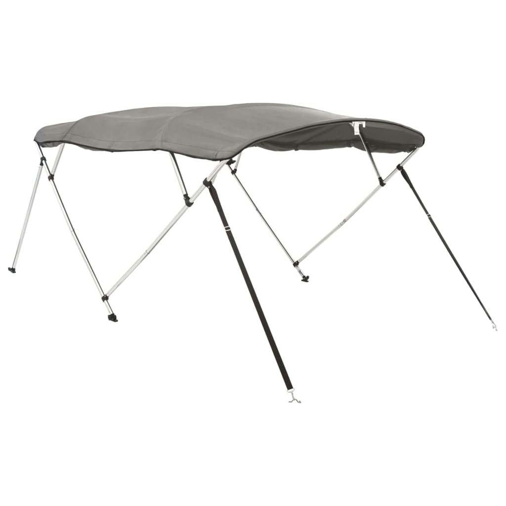 Tenda bimini s 4 luka i bočnim stijenkama 243x(200-213)x137 cm