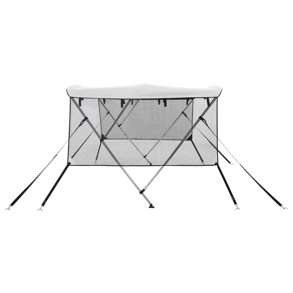 Tenda bimini s 3 luka i mrežastim zidovima 183x(137-152)x137 cm