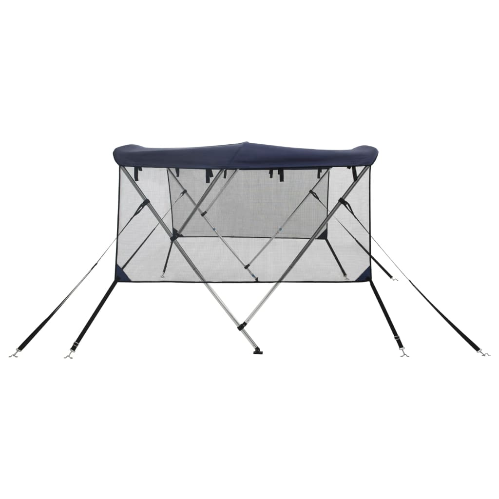 Tenda bimini s 3 luka i mrežastim zidovima 183x(185-198)x137 cm