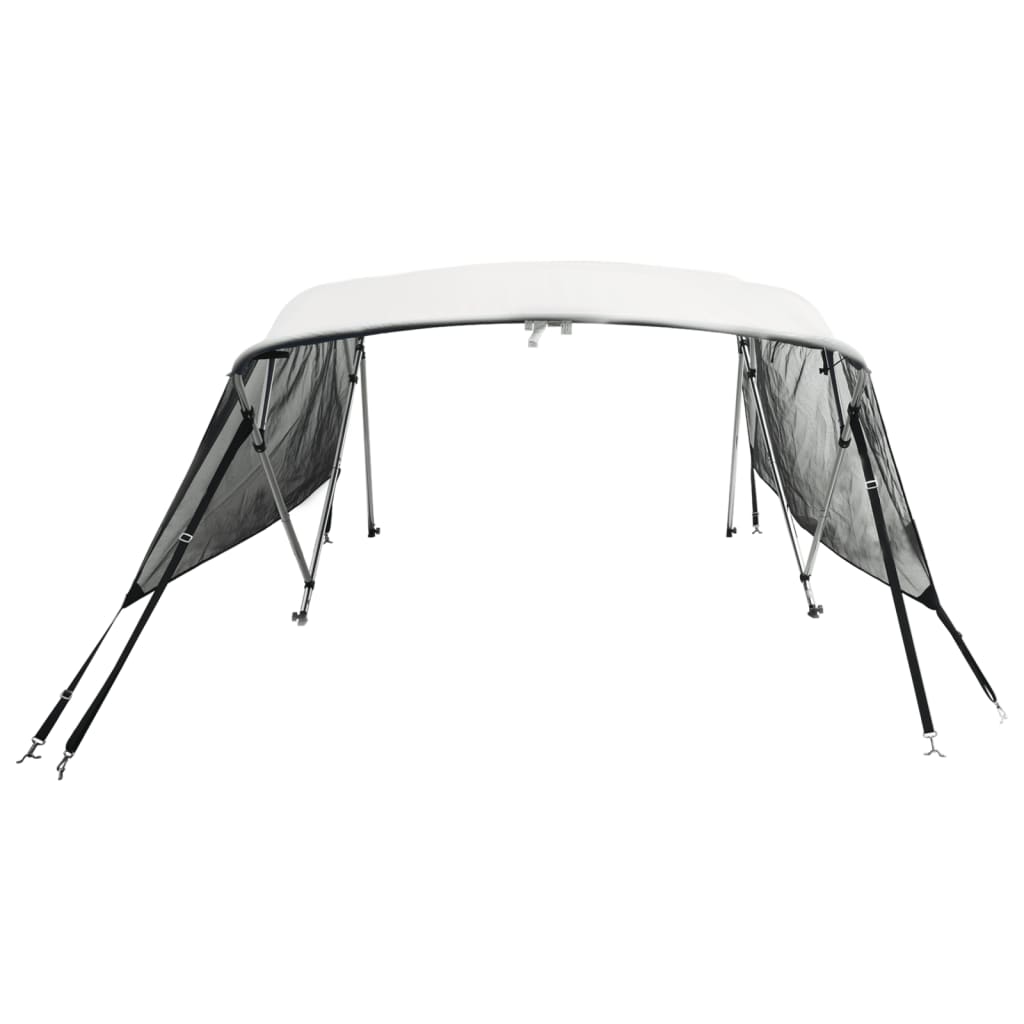 Tenda bimini s 4 luka i mrežastim zidovima 243x(185-198)x137 cm