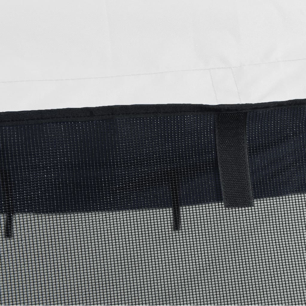 Tenda bimini s 4 luka i mrežastim zidovima 243x(185-198)x137 cm