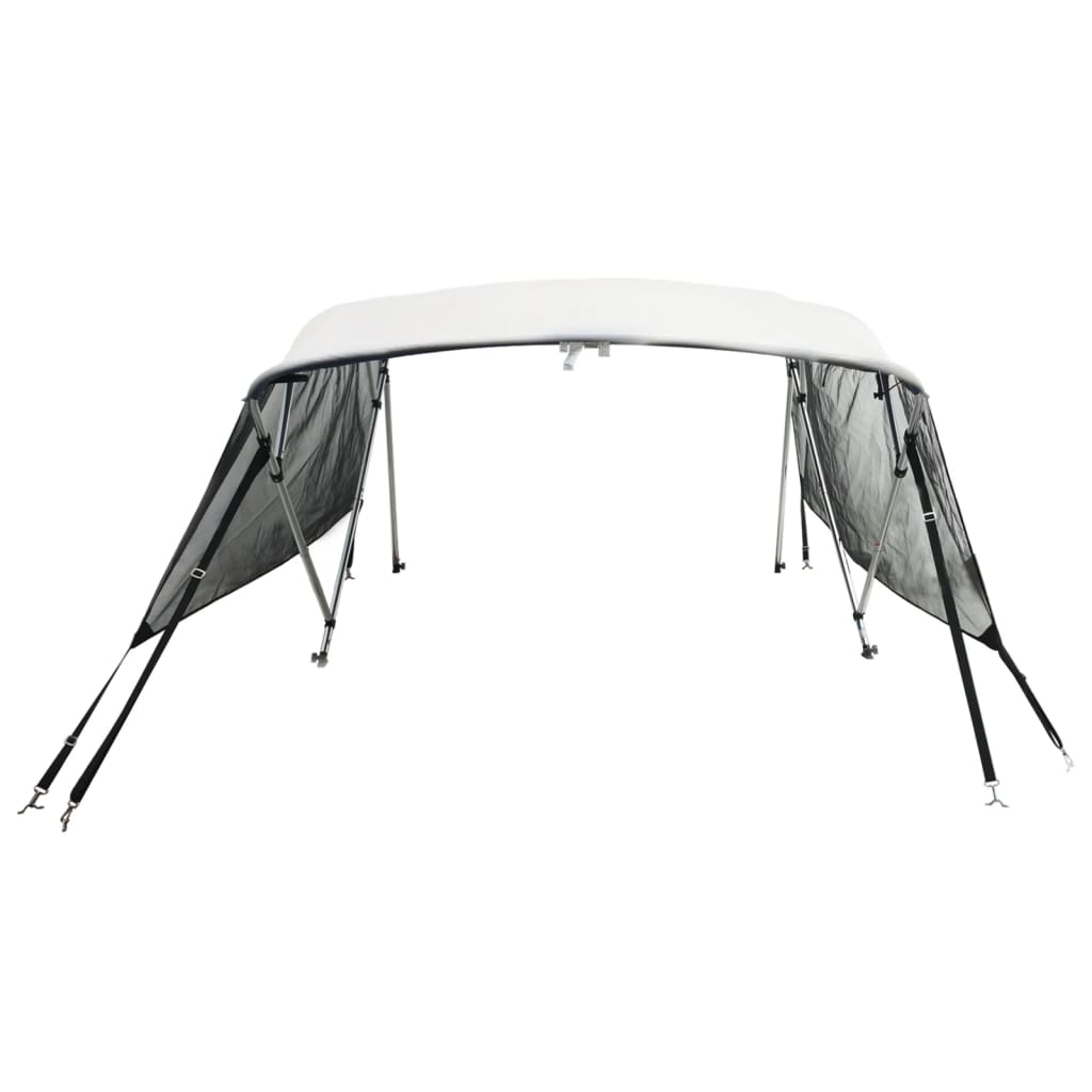 Tenda bimini s 4 luka i mrežastim zidovima 243x(200-213)x137 cm