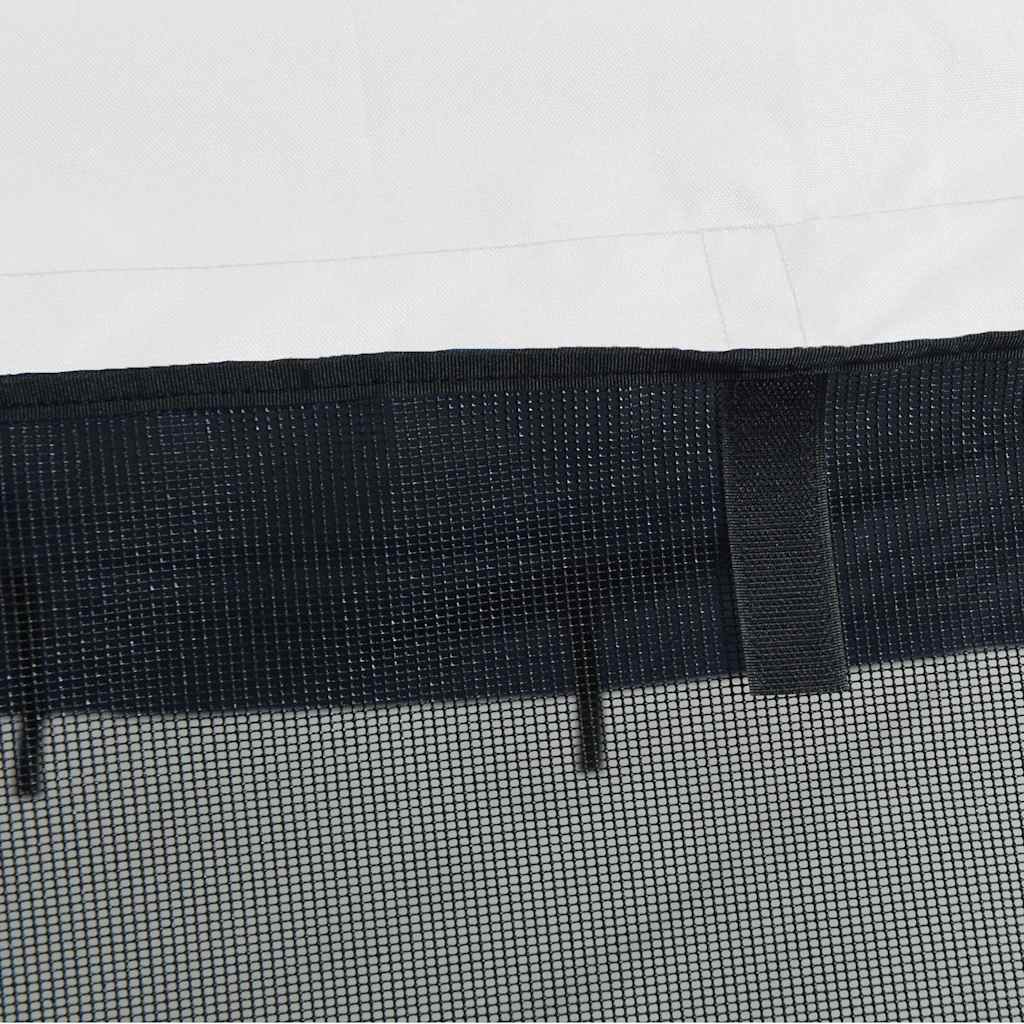 Tenda bimini s 4 luka i mrežastim zidovima 243x(230-244)x137 cm