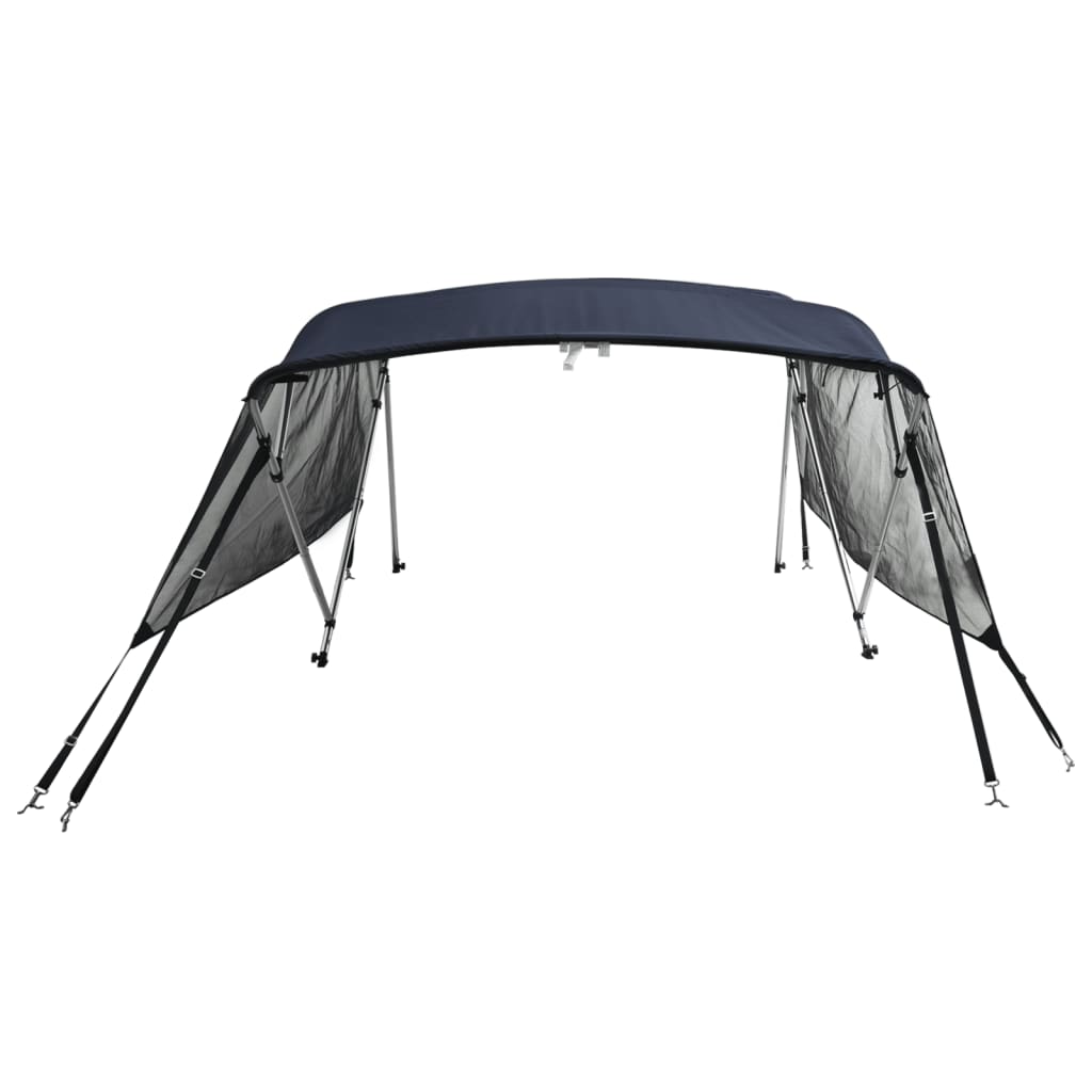 Tenda bimini s 4 luka i mrežastim zidovima 243x(200-213)x137 cm