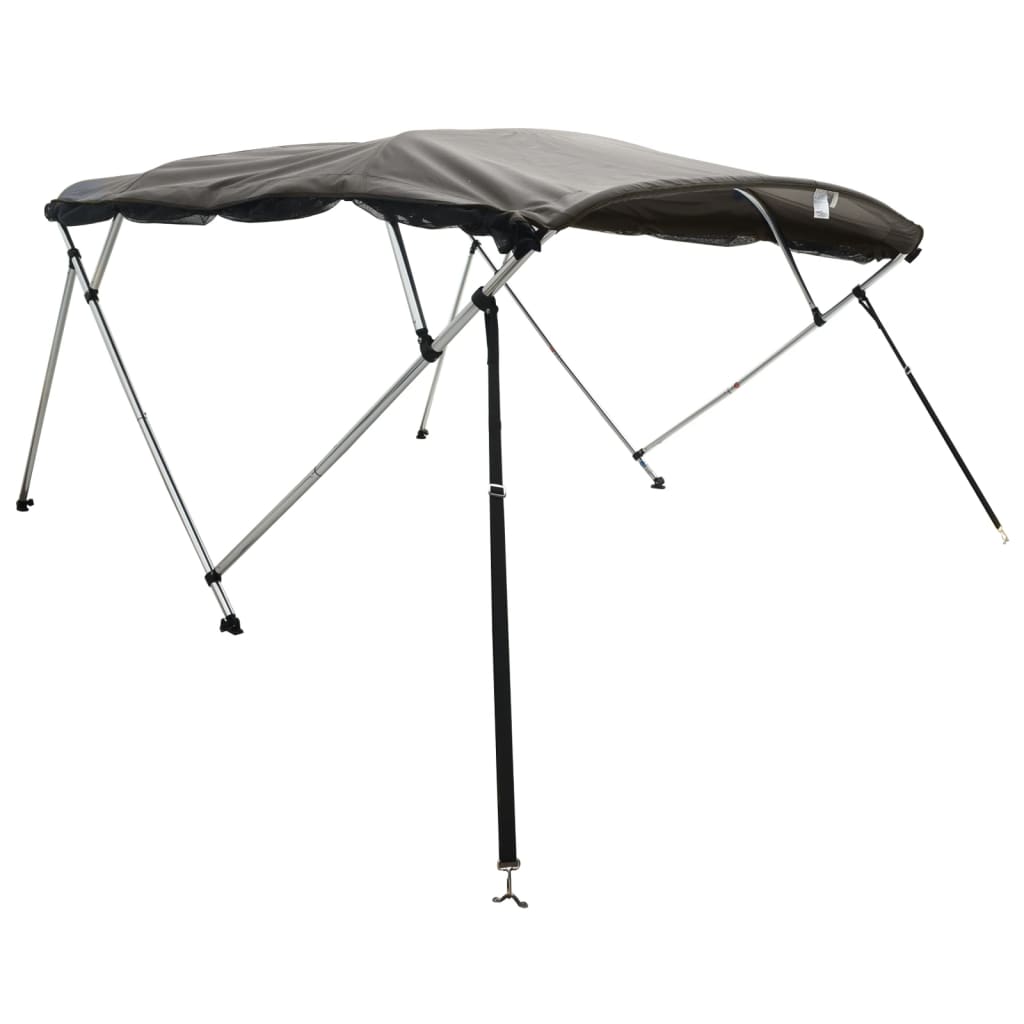 Tenda bimini s 4 luka i mrežastim zidovima 243x(185-198)x137 cm