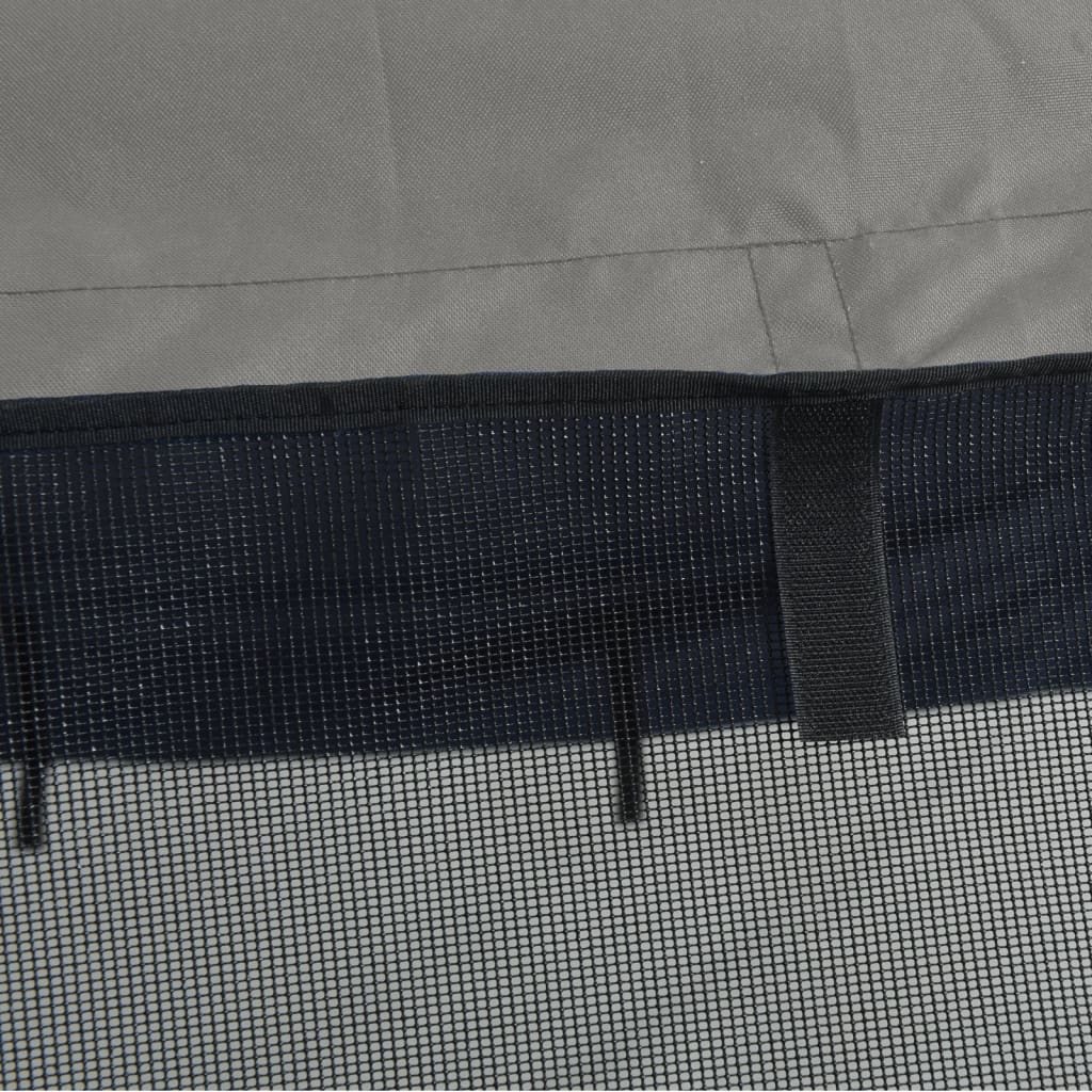 Tenda bimini s 4 luka i mrežastim zidovima 243x(200-213)x137 cm