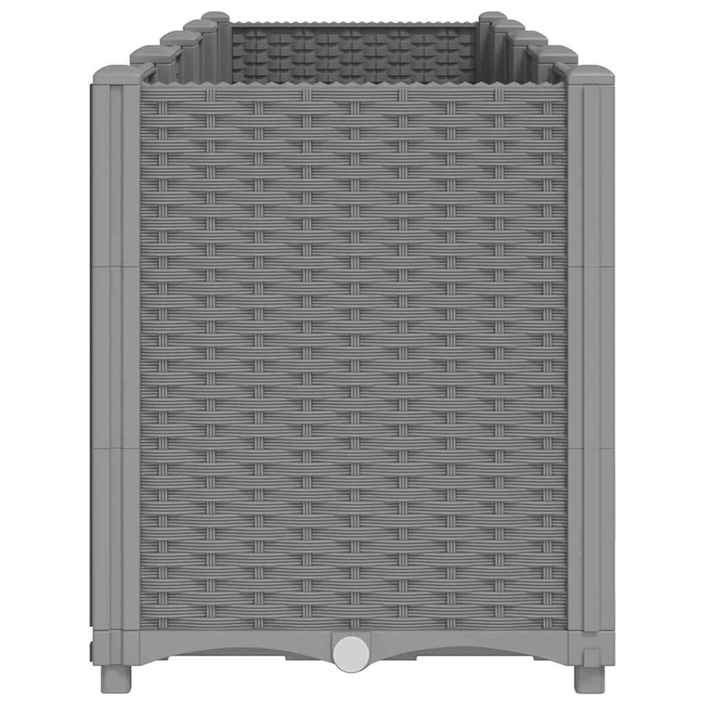 Vrtna sadilica svijetlosiva 160 x 40 x 53 cm od PP-a