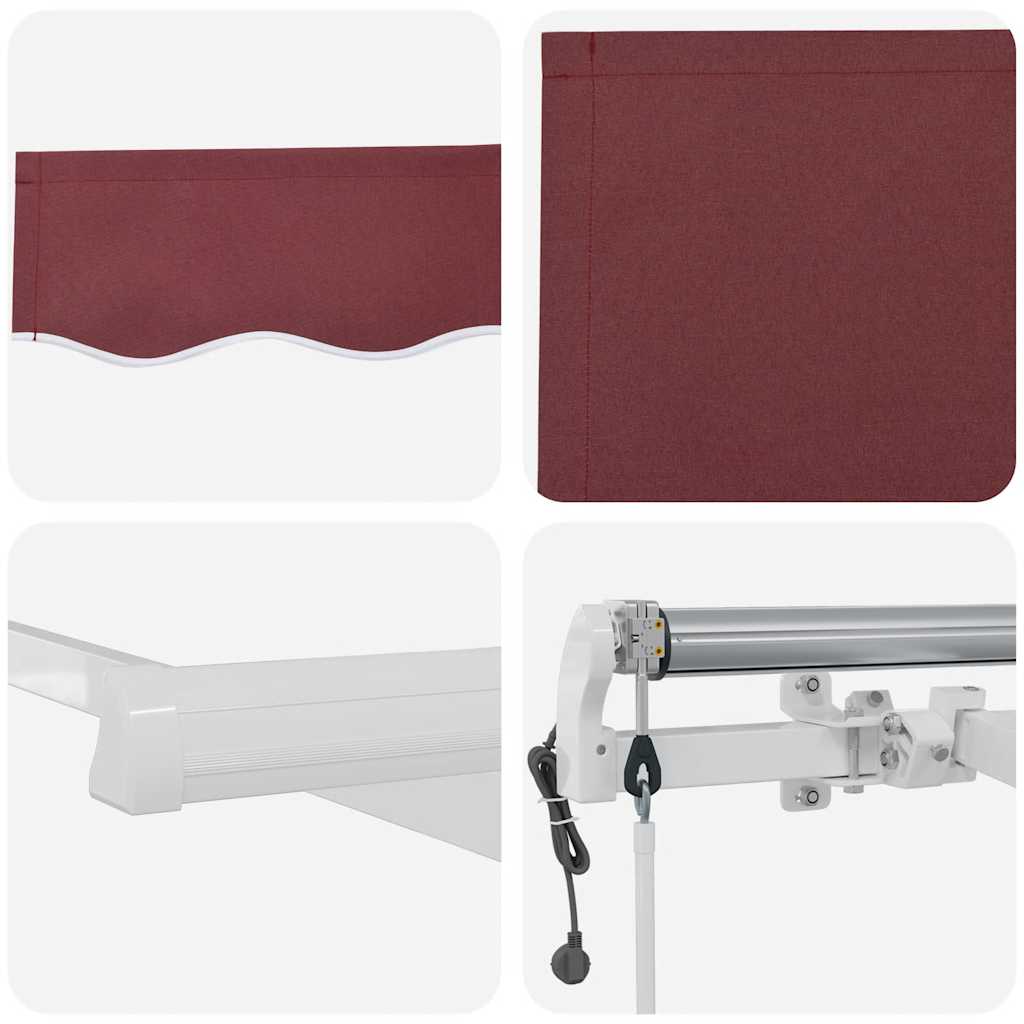 Tenda na automatsko uvlačenje bordo 300 x 250 cm