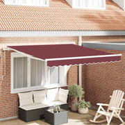 Tenda na automatsko uvlačenje bordo 300 x 250 cm