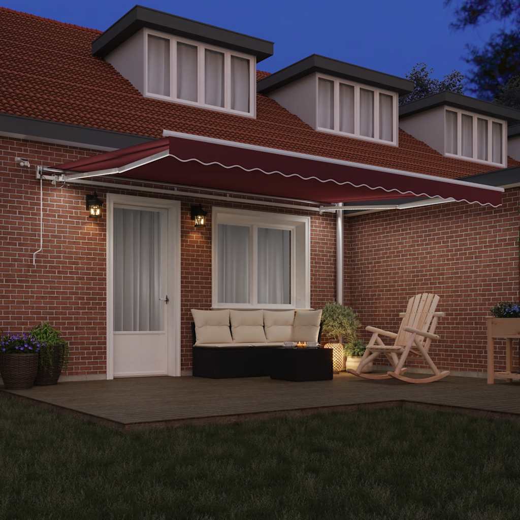 Tenda na automatsko uvlačenje s LED bordo 450x300 cm