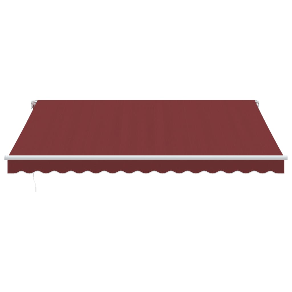 Tenda na ručno uvlačenje bordo 400 x 350 cm