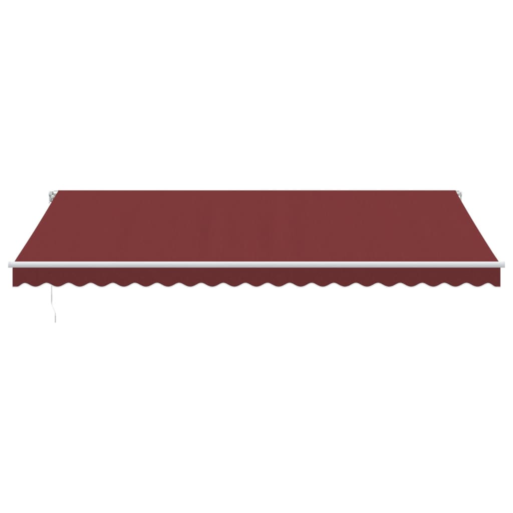 Tenda na ručno uvlačenje bordo 500 x 350 cm