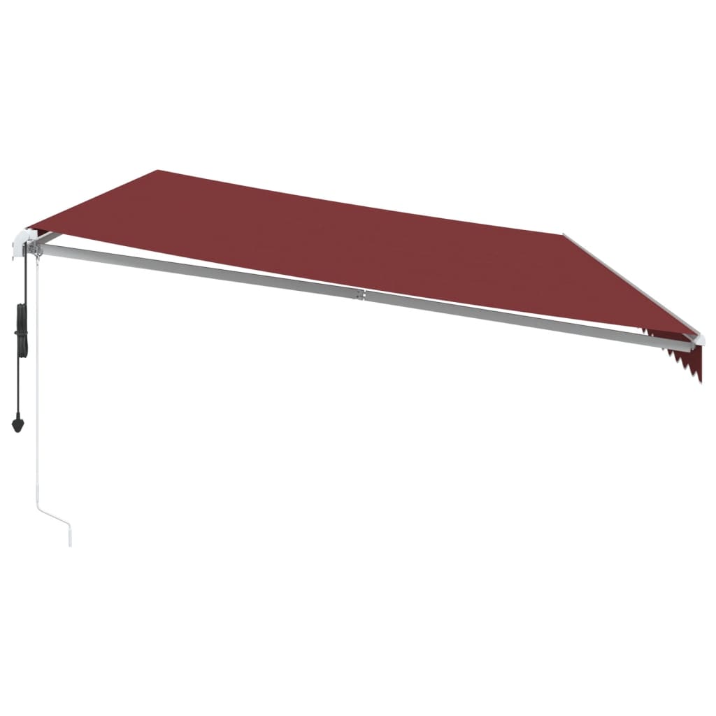 Tenda na automatsko uvlačenje bordo 600 x 350 cm