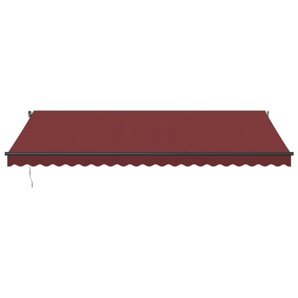 Tenda na ručno uvlačenje bordo 500 x 350 cm