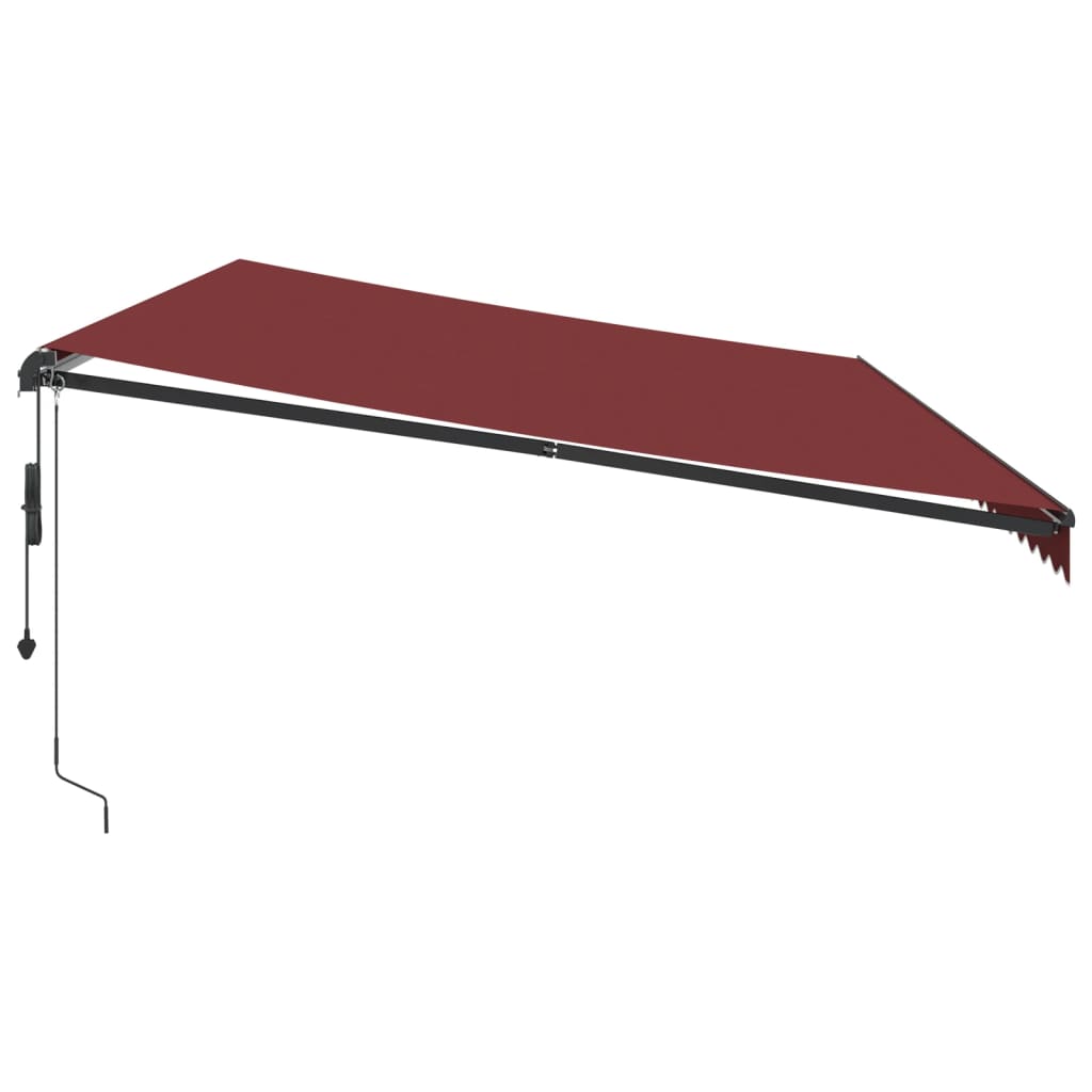 Tenda na automatsko uvlačenje bordo 600 x 350 cm