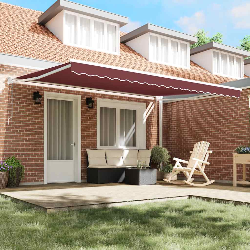 Tenda na automatsko uvlačenje bordo 450 x 300 cm