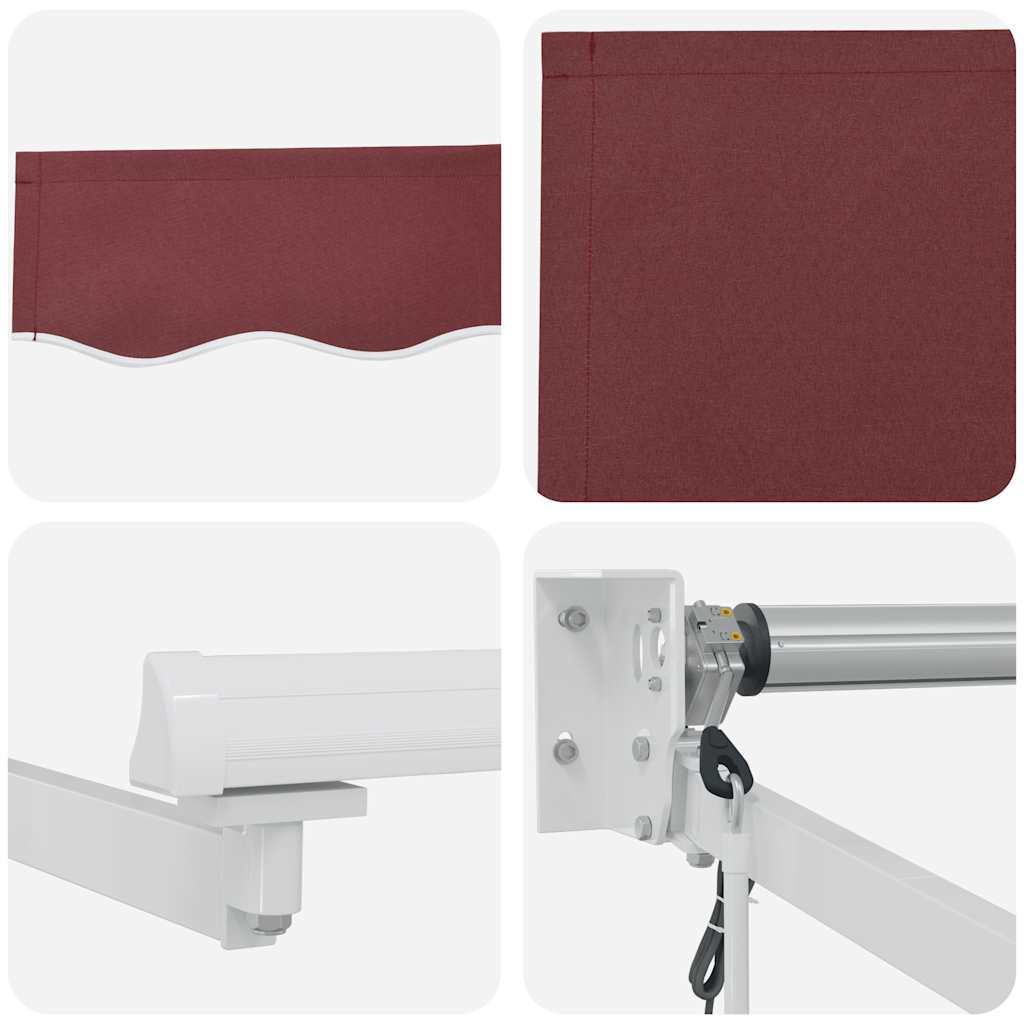 Tenda na automatsko uvlačenje bordo 500 x 300 cm