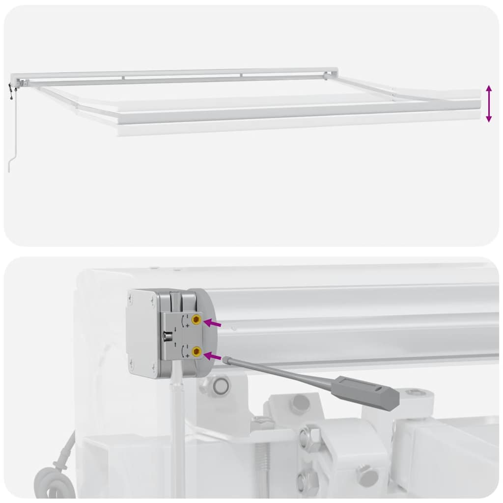 Tenda na automatsko uvlačenje bordo 400 x 300 cm
