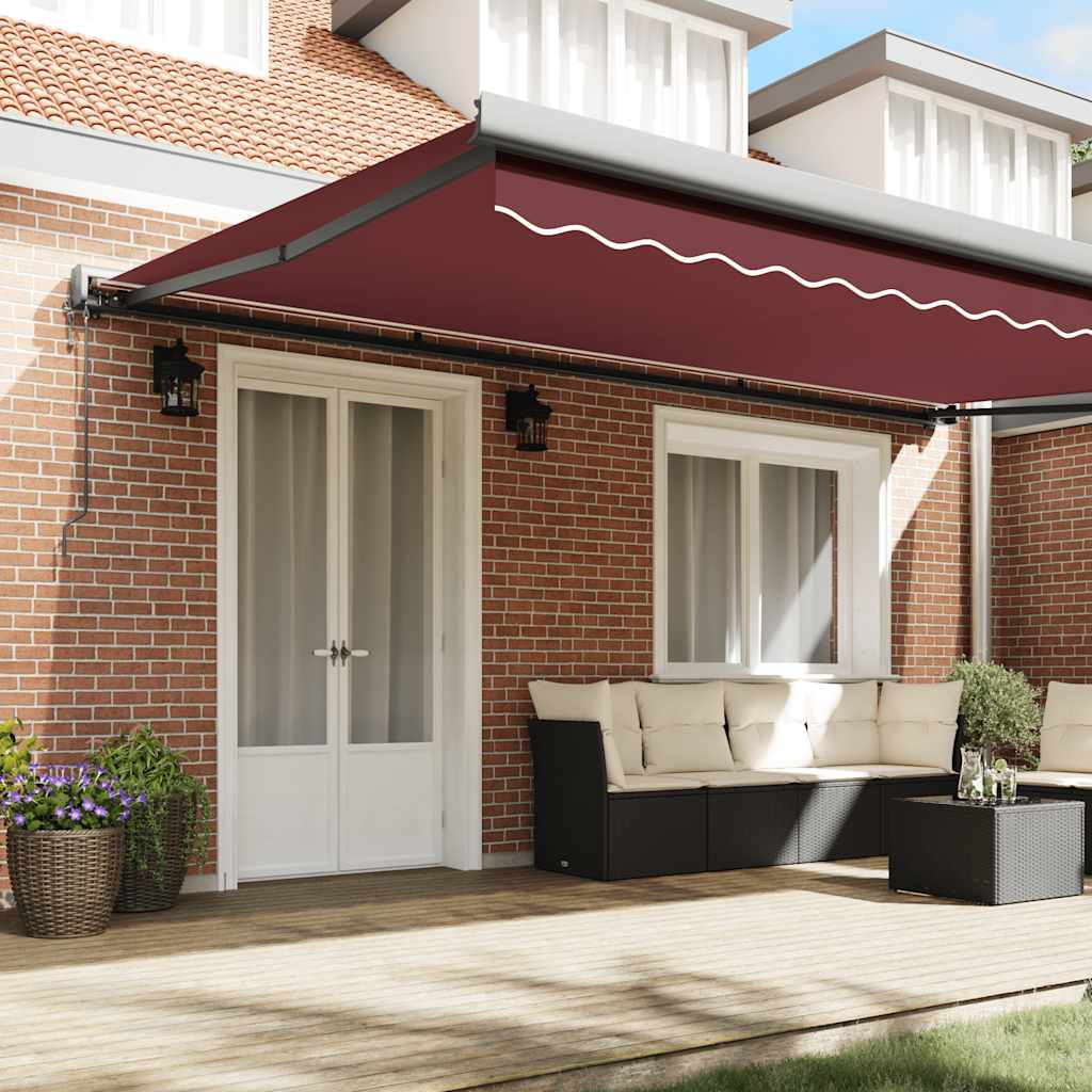 Tenda na automatsko uvlačenje bordo 500 x 300 cm